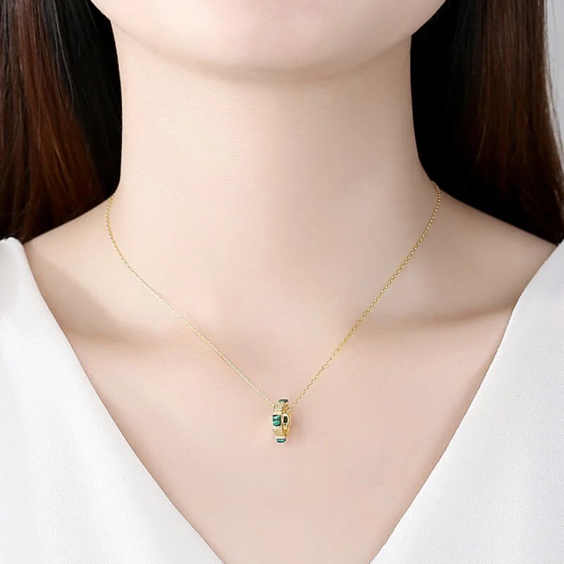 Сребърно колие - Royal Green - Image 3